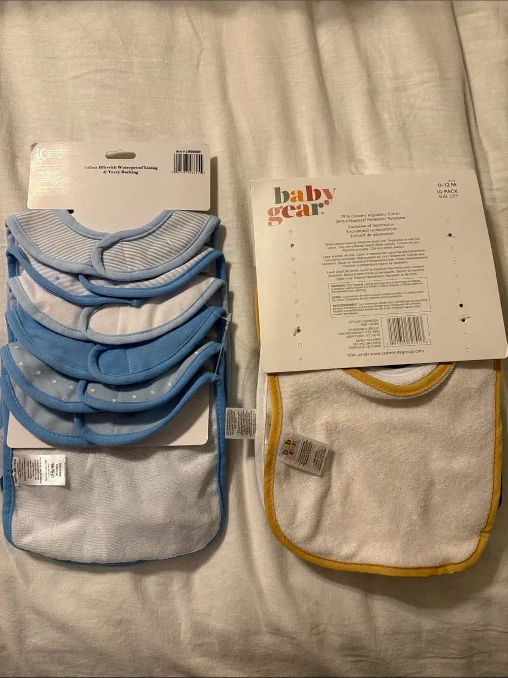 Infant Multi Bib Pack- 16 Total